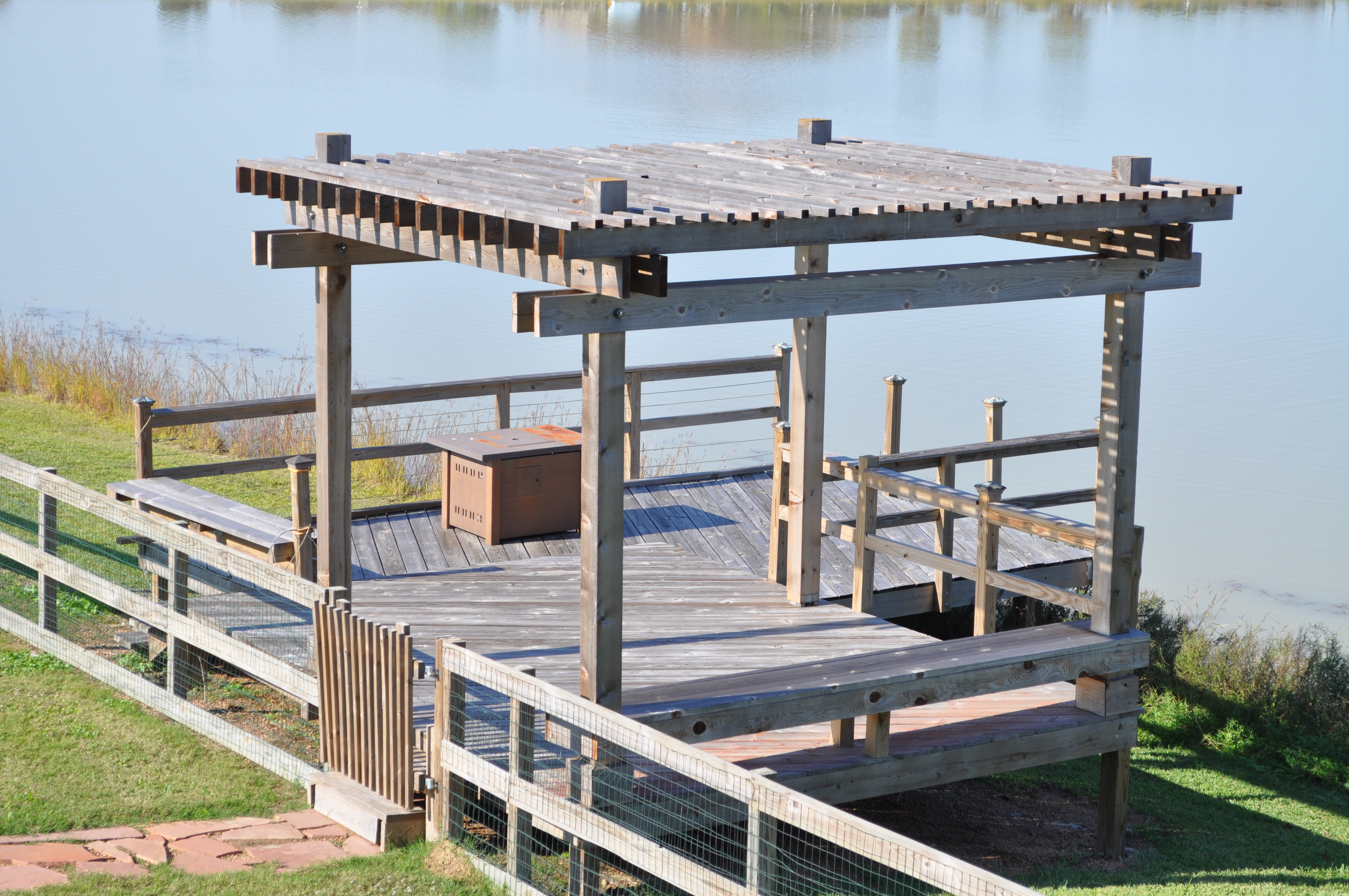 Lakesdie deck - from above